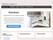 Tablet Screenshot of akkilahtomatkat.com